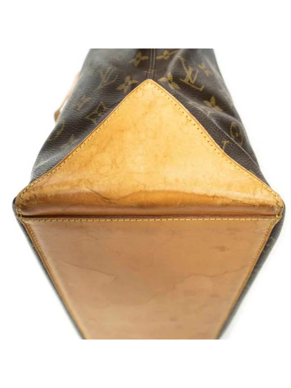 Louis Vuitton Cabas Mezzo Brown Monogram Canvas Tote Bag
